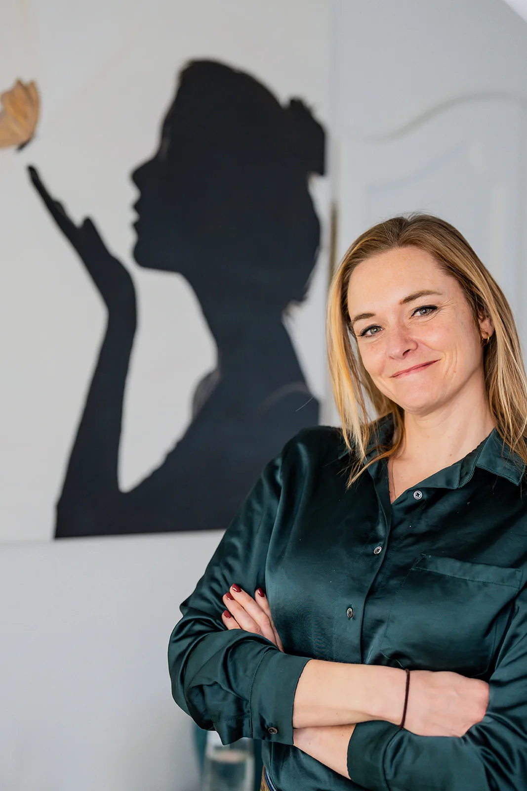 Patricia Mulders, oprichtster van PMU Clinic in Eeklo